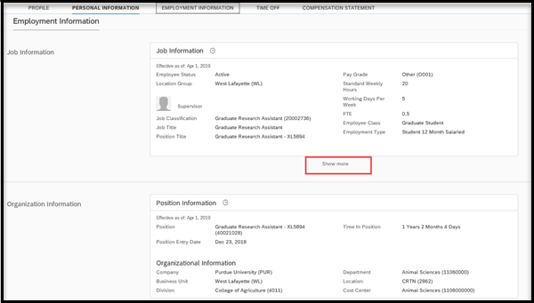 Employee Information