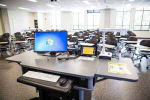 Classroom with computers