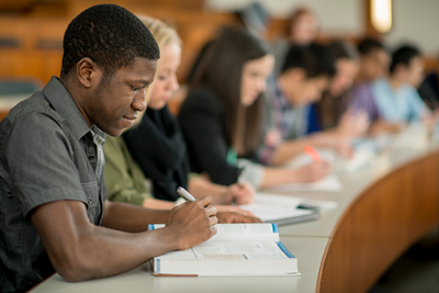 Student Taking Notes