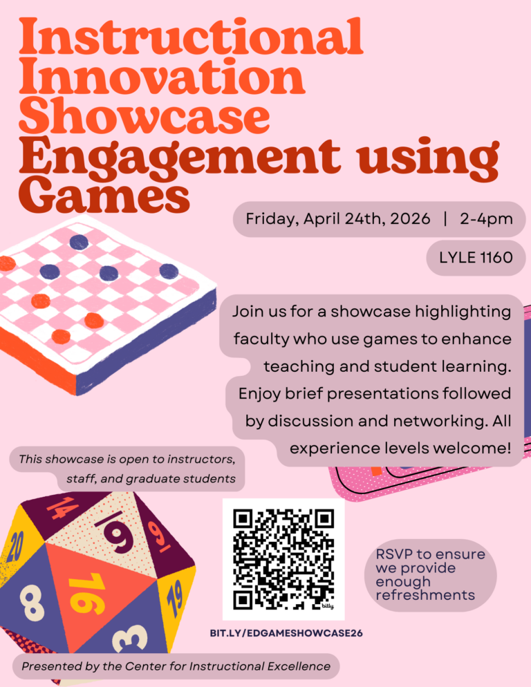 Learning Program Showcase Ideas Join CIE for an Instructional Innovation Showcase: Engagement Using ...