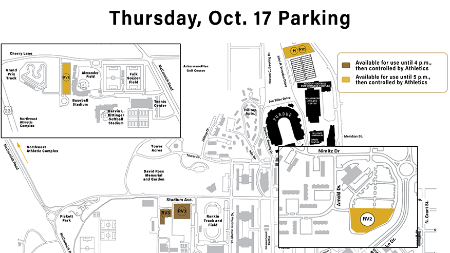 Campus community should plan ahead for event parking this Friday, Oct