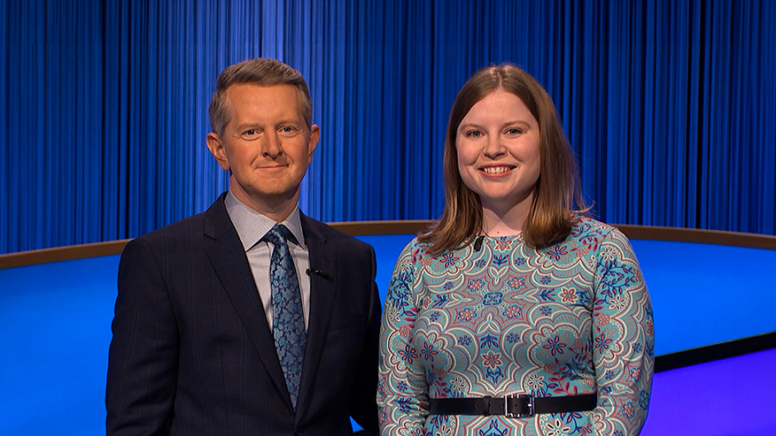 Jeopardy! host and contestant