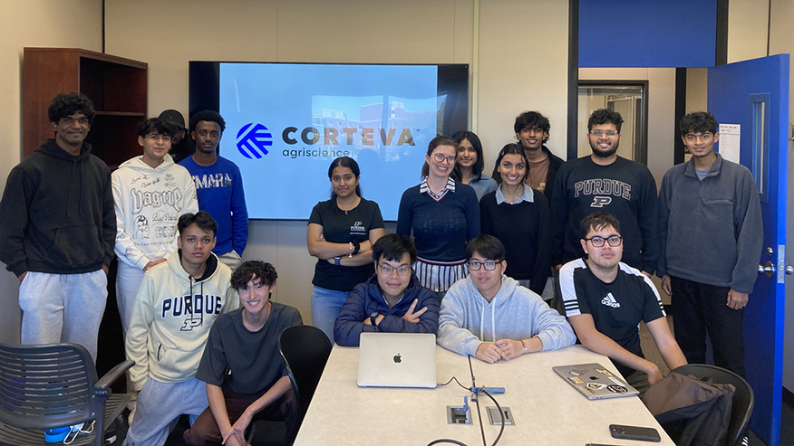 Group of collegestudents in classroom