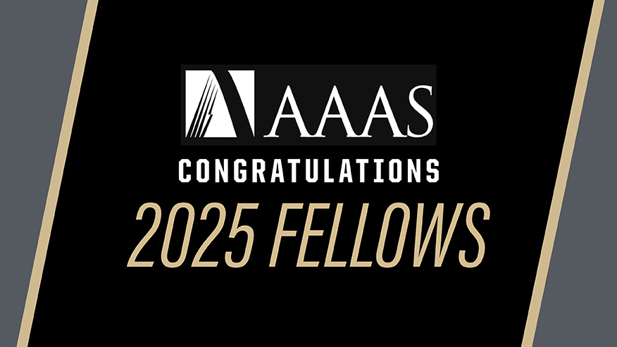 AAAS graphic congratulating 2025 fellows