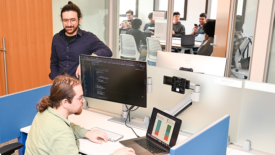 Two researcher in Department of Computer Science