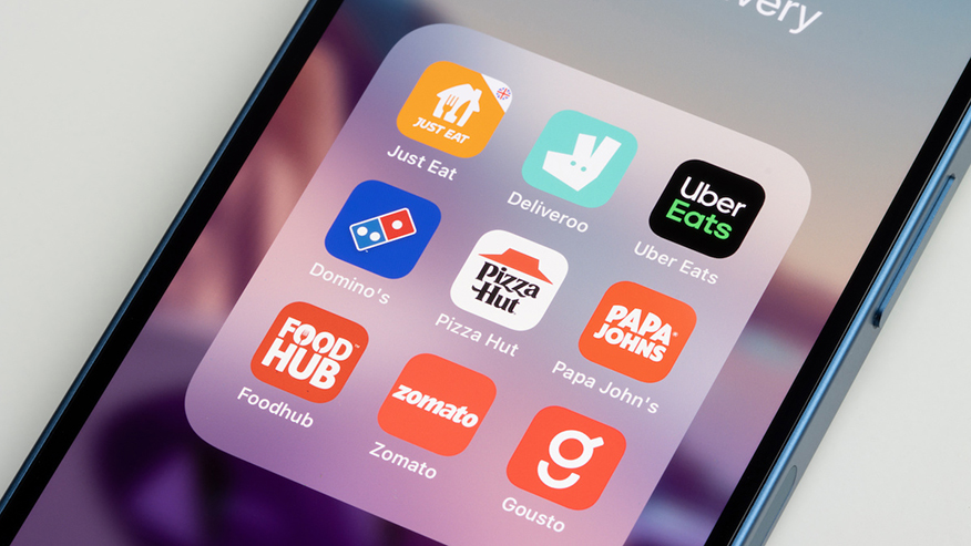 Phone screen with apps