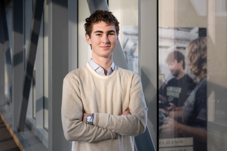 Purdue finance and accounting sophomore Adam Jaynes.