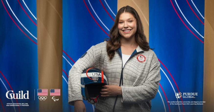 U.S. Olympian with Guild and Team USA Learning Network celebrates bronze medal at Milano Cortina 2026