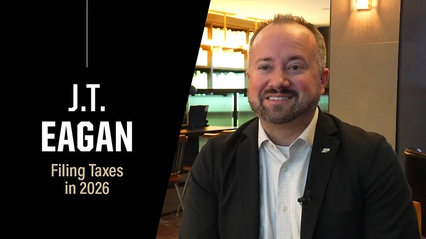 Graphic featuring man