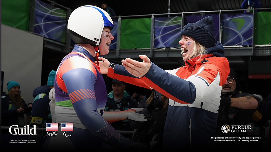 U.S. Olympians with Guild and Team USA Learning Network celebrate strong showings at Milano Cortina 2026