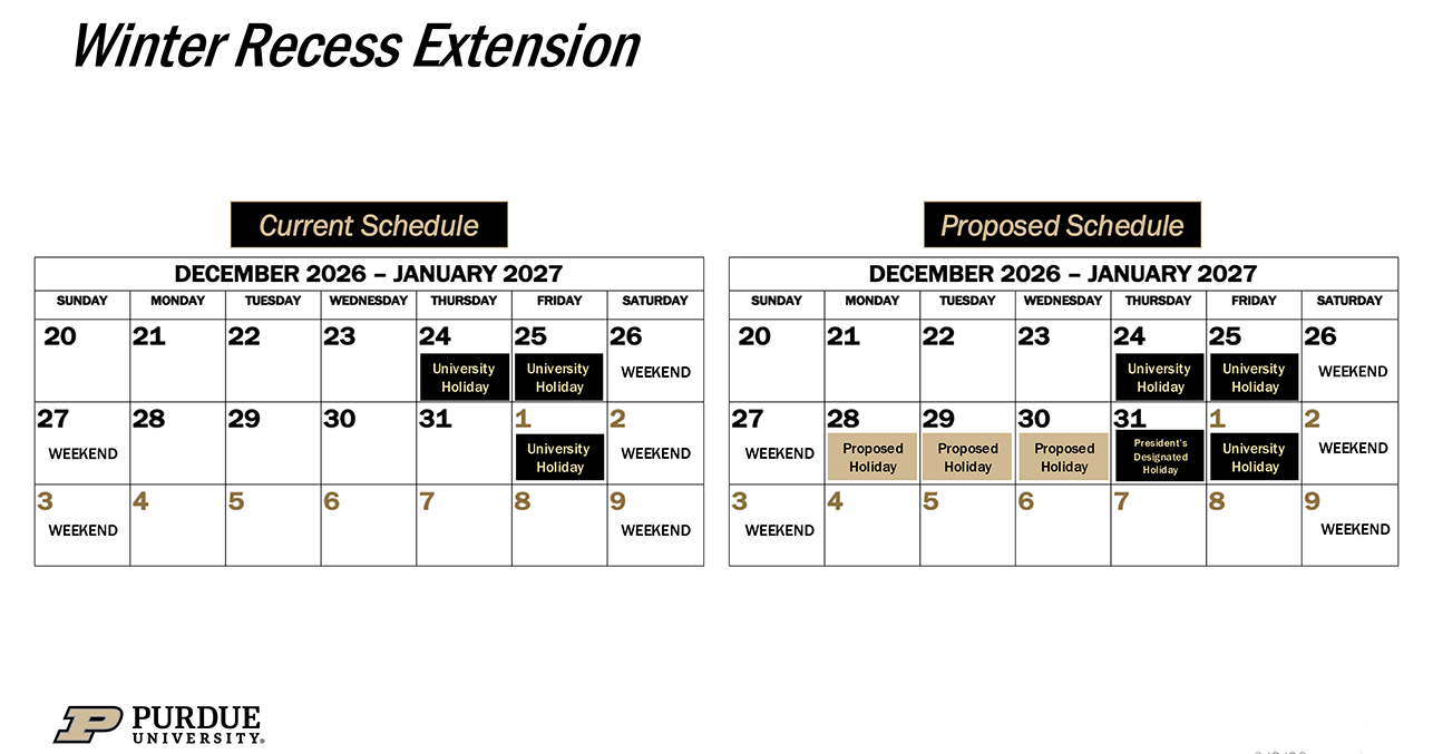 Trustees approve winter recess for 2026 - News