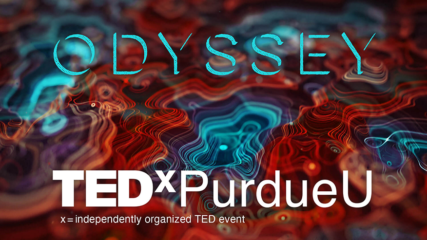 TEDxPurdueU Odyssey graphic
