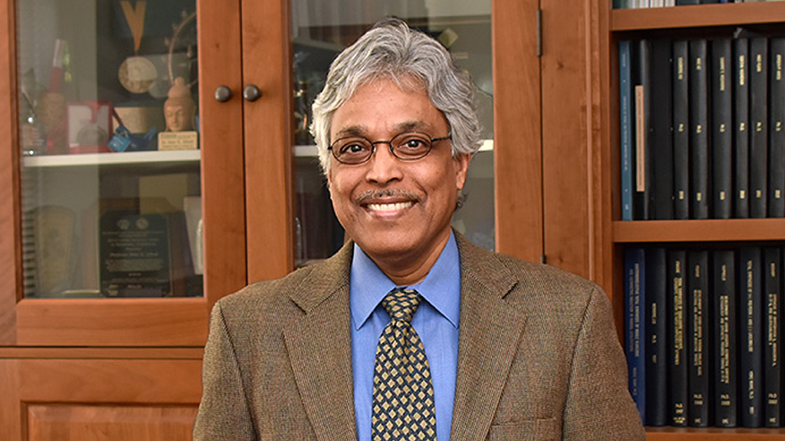 Man posing in office
