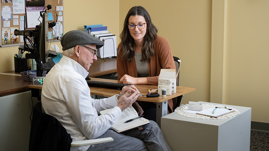 Phillip Fiorini and Megan Shidler.