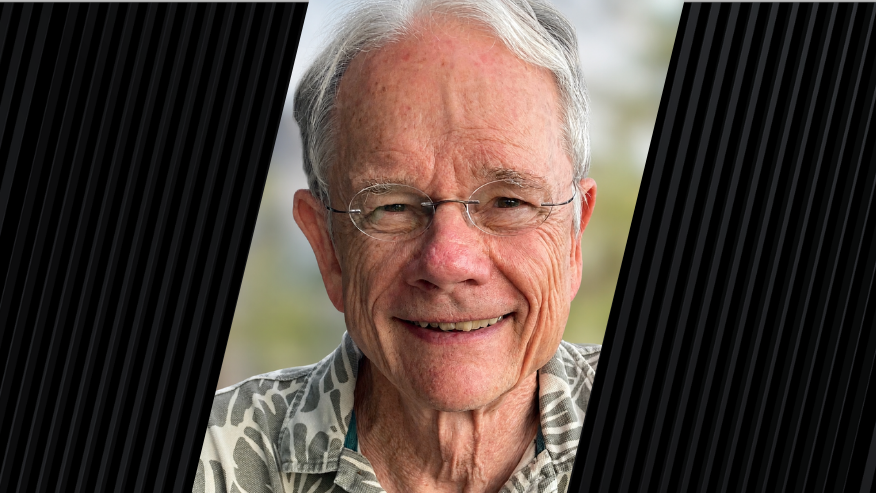 Portrait photo of Mark Cushman on a black background