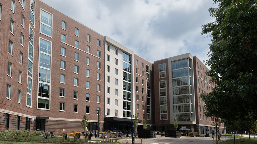 The exterior of Purdue University's South Hall.