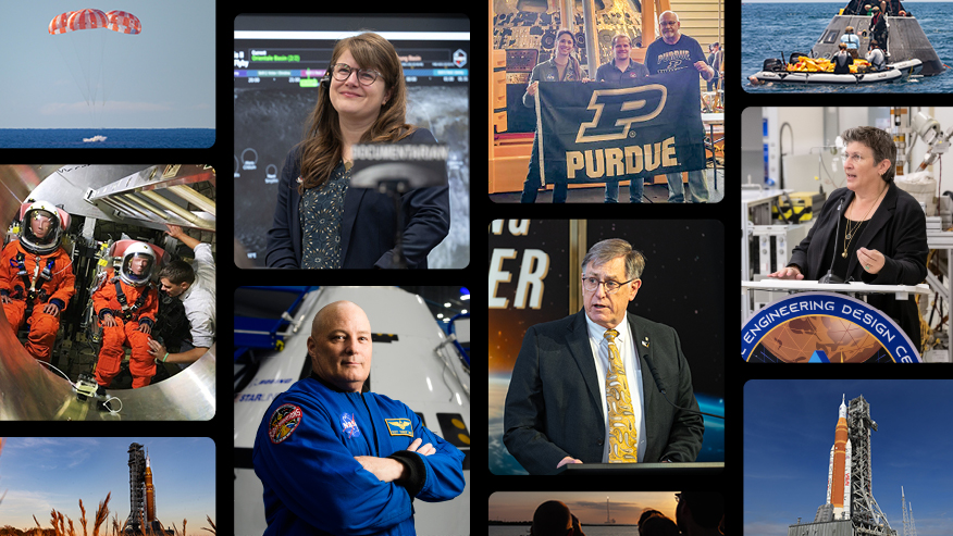 Collage of Purdue alums