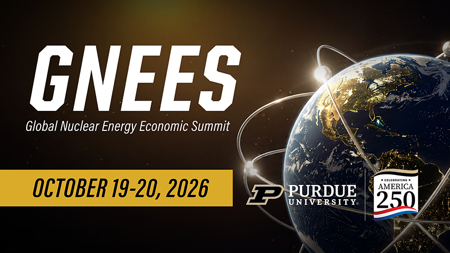 Promotional graphic for the Global Nuclear Energy Economic Summit, Oct. 19-20, 2026