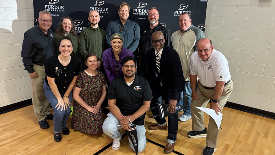 The Purdue Bands & Orchestras’ faculty and staff team.