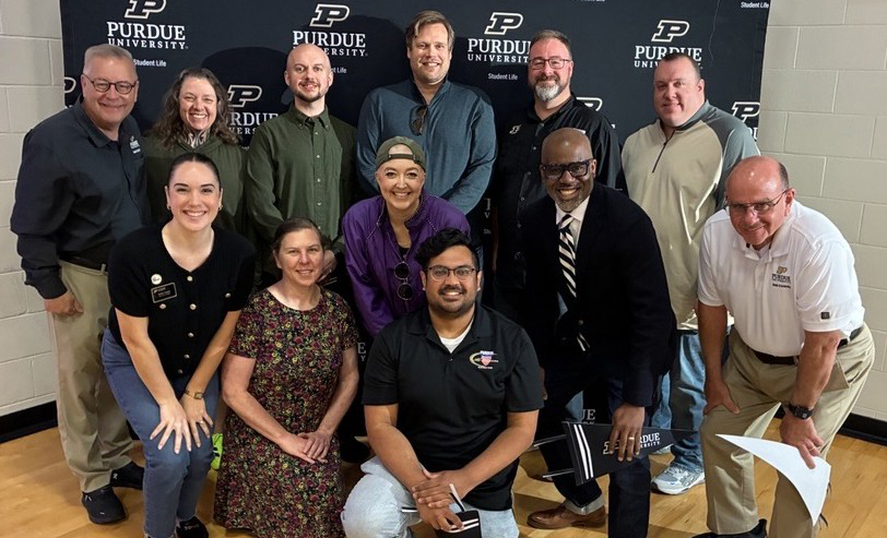 The Purdue Bands & Orchestras’ faculty and staff team.