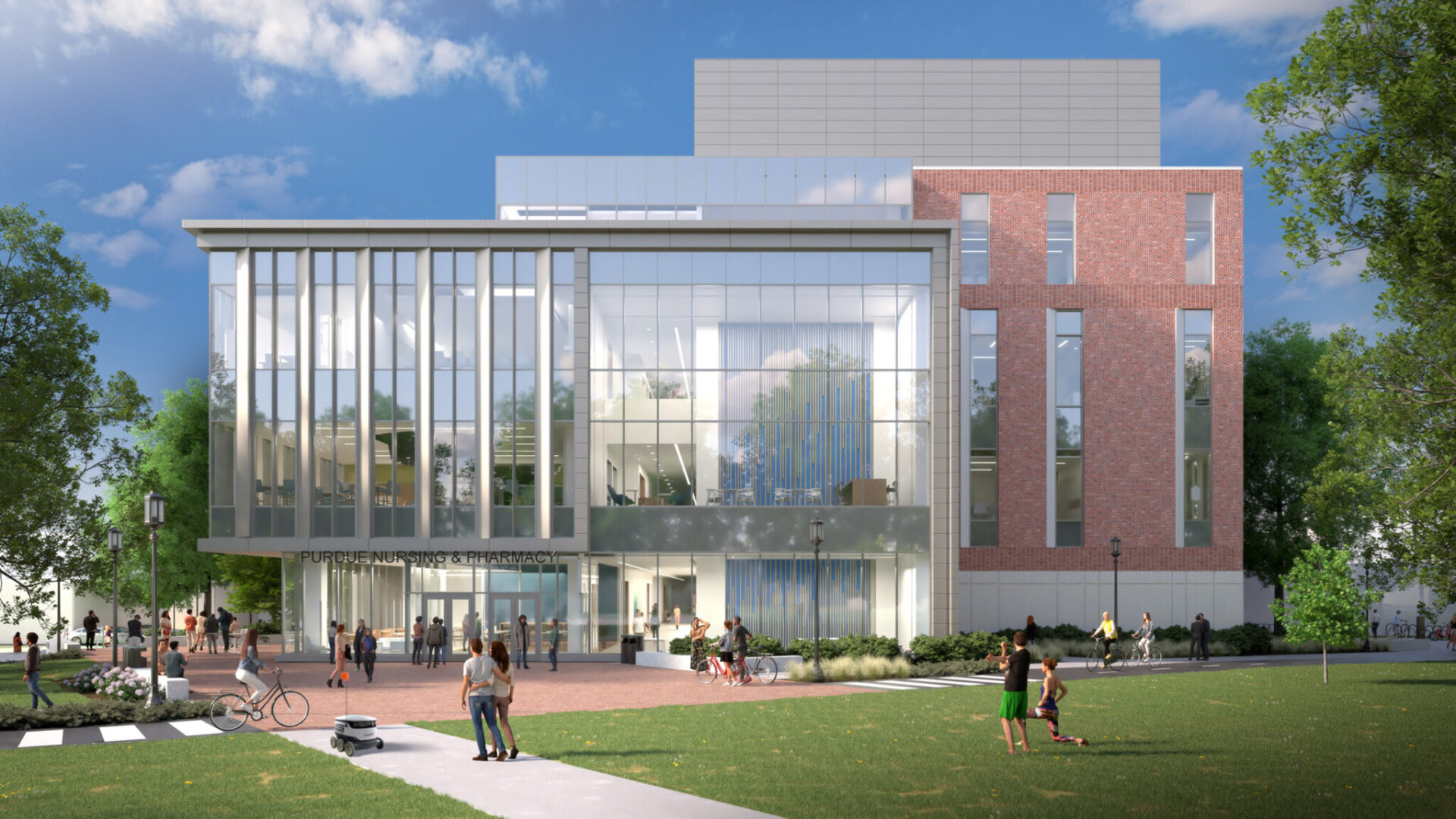 Nursing and Pharmacy Education Building Rendering