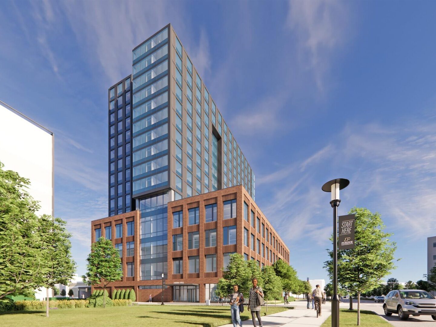 Academic Success Building South West Rendering