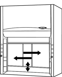 Combination Sliding Sash Diagram