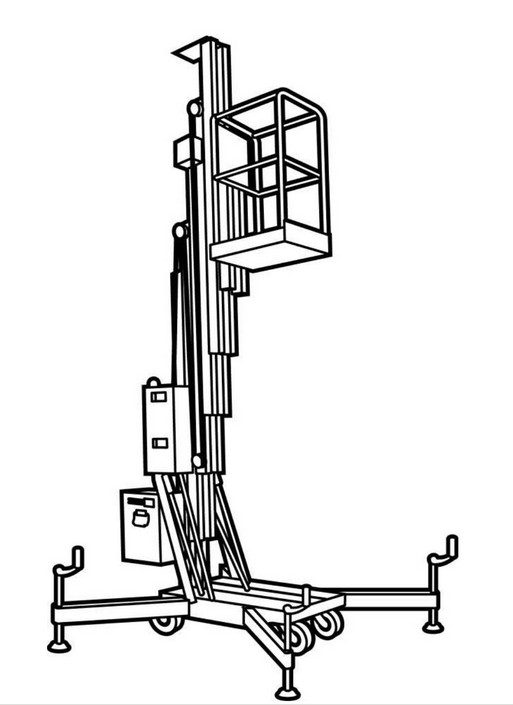 This image shows a Type 1, Group A MEWP.