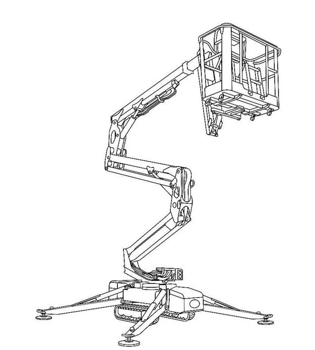 This image shows a Type 1, Group B MEWP.