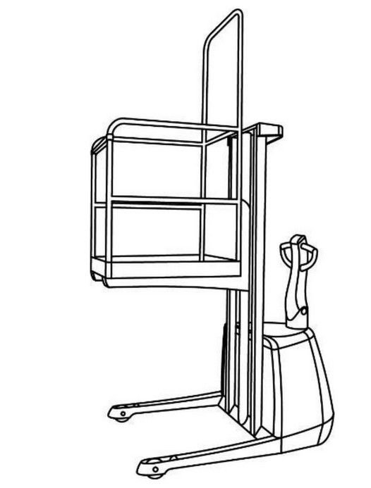 This image shows an example of a Type 2 MEWP.