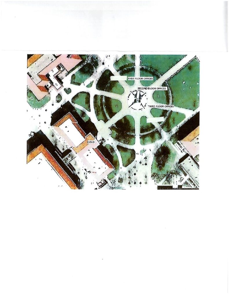 Evacuation area outside HOVD on Engineering Mall
