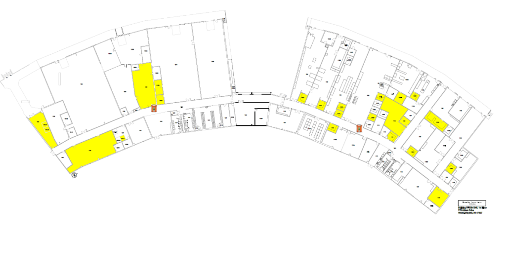 AED locations in both ends of PFSB