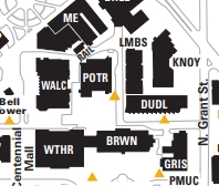Picture showing secondary location for Evacuation/Emergency assembly area.