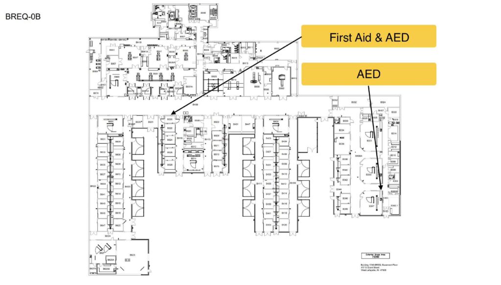 BREQ AED map