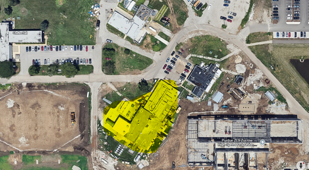 Secondary evacuation map: ZL1 is highlighted