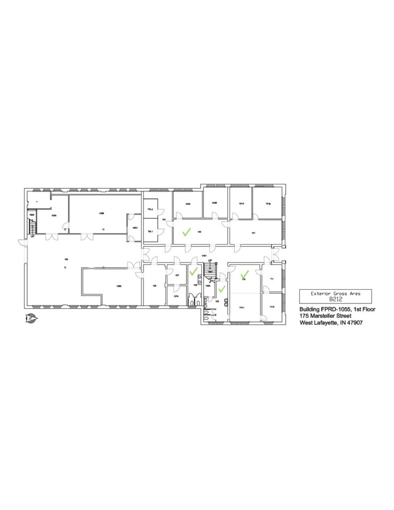 This picture shows spaces in the building you can take cover, in case of severe weather, HAZMAT or Civil Disturbance