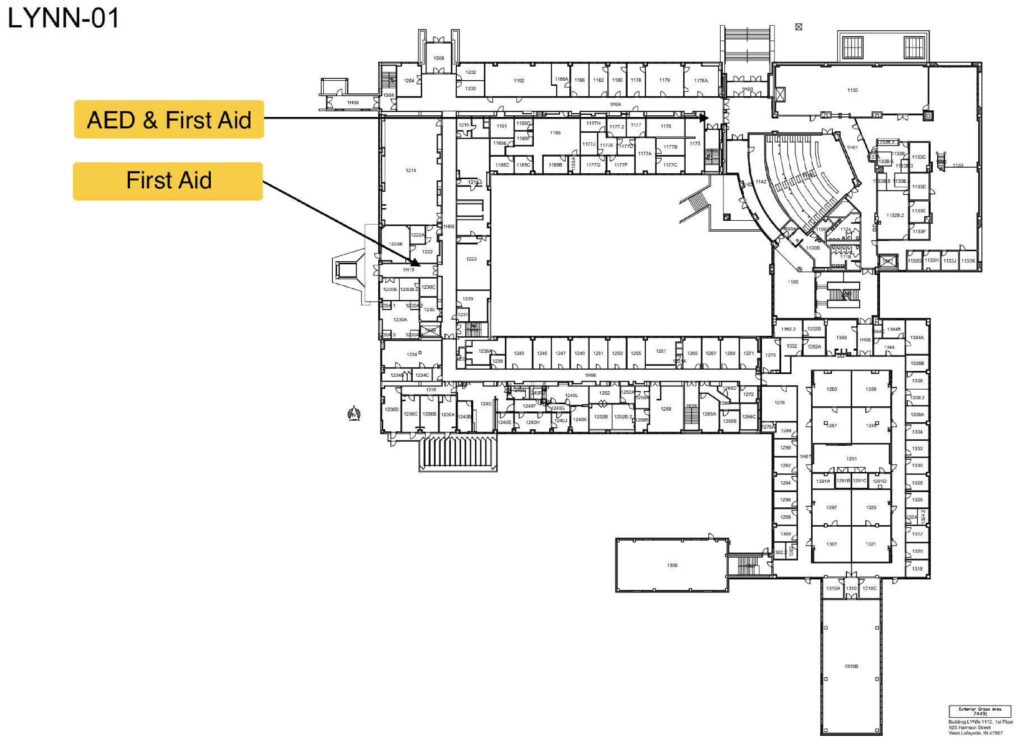 Lynn AED Locations 1st Floor