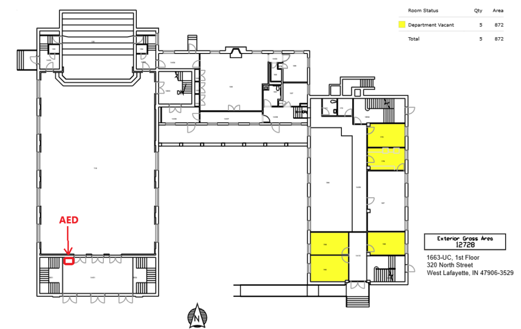 Map of AED Location