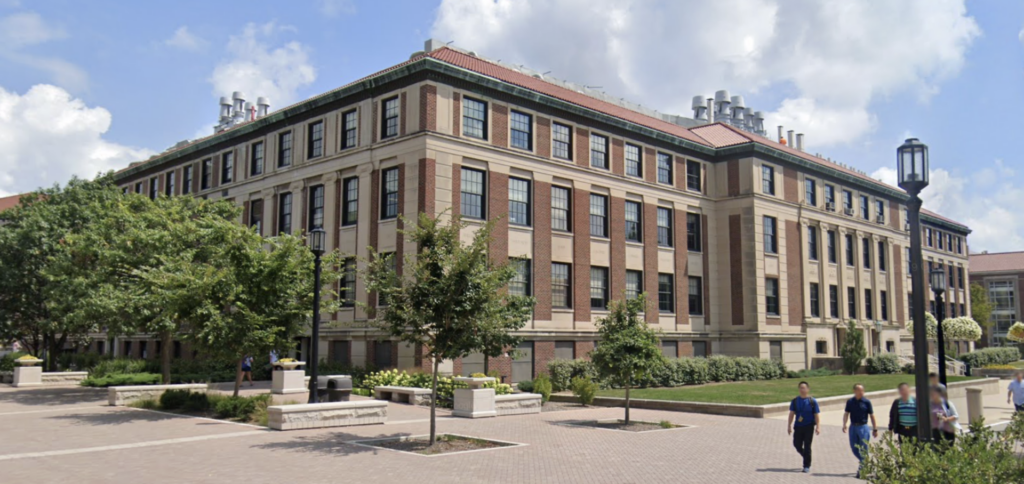 Image of WTHR Building.