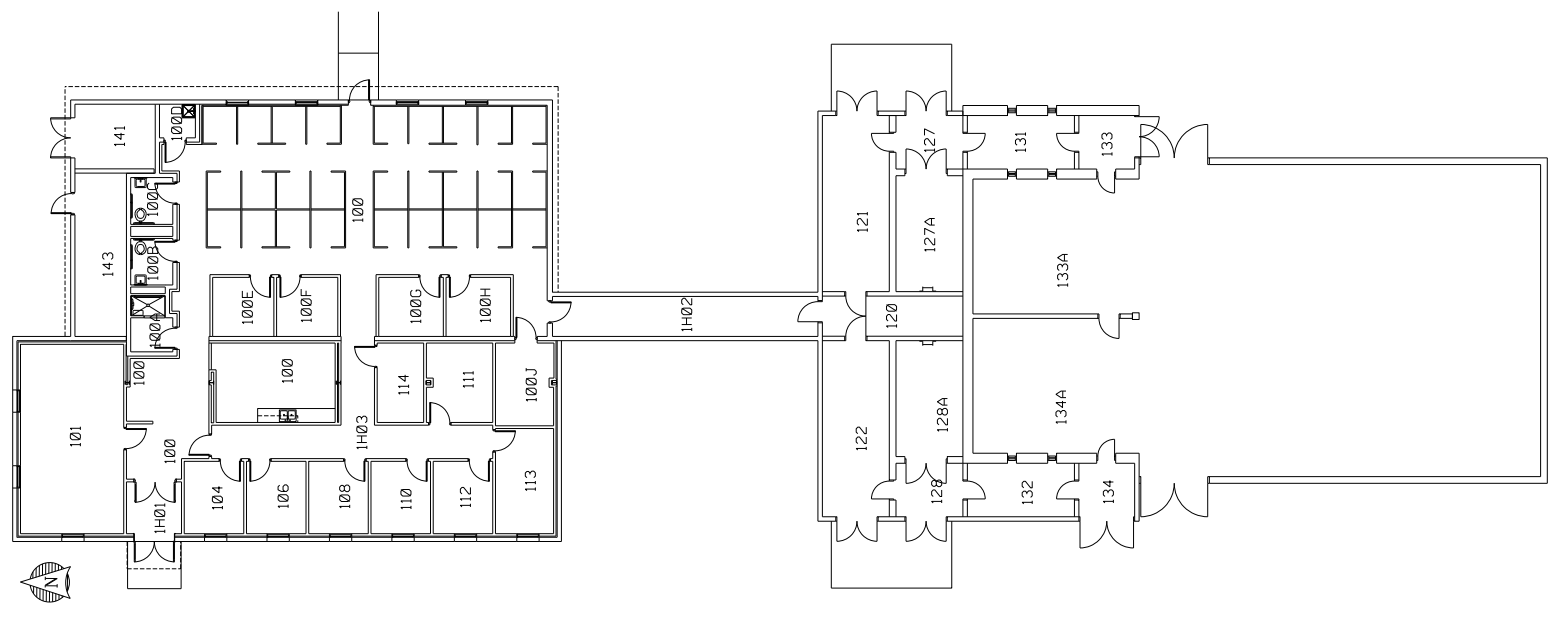 ZL3 floor plan, north is left, east is up