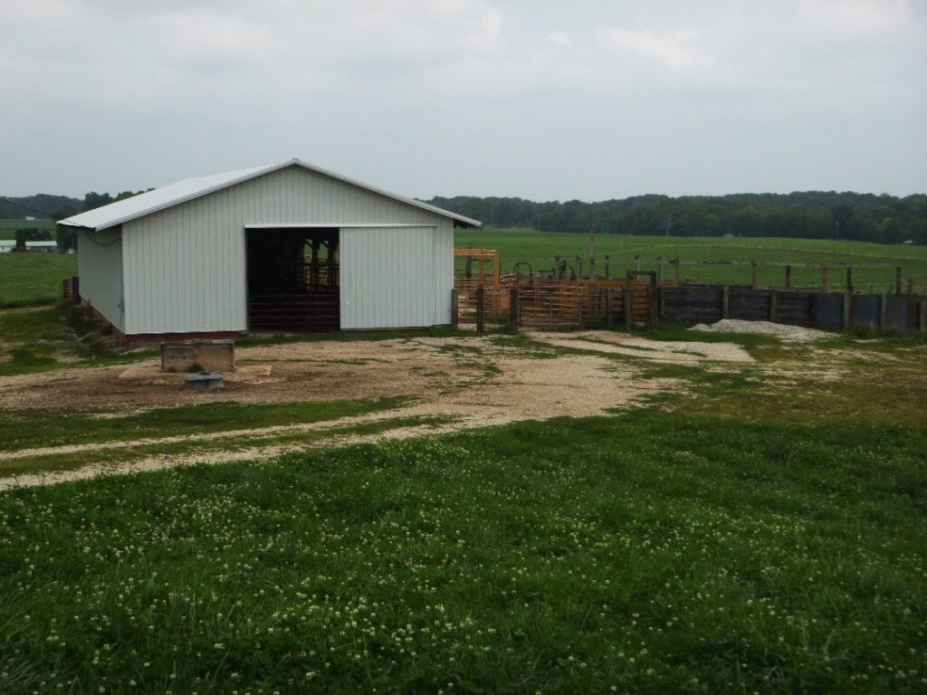 west cattle barn