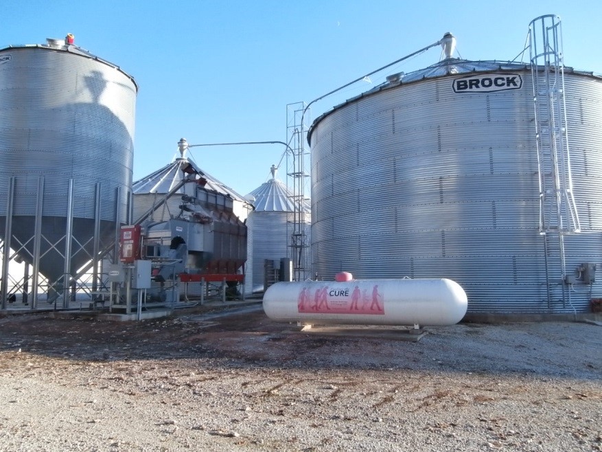 SEPAC grain handling and storage SE08 wet bin, SE09 30' bin, SE10 grain bin, SE11 grain bin, SE12 42' bin, SE13 grain dryer and blower system