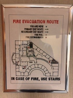 STT 3rd floor evacuation route map