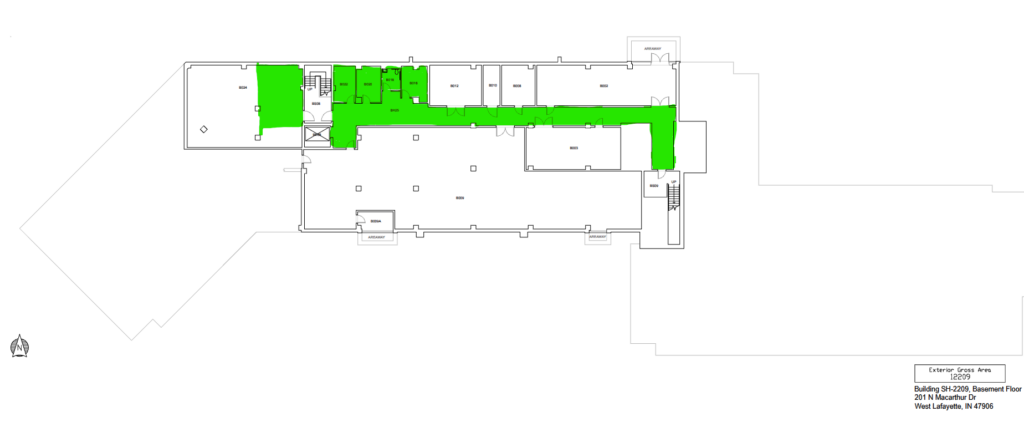 Basement shelter in place map
