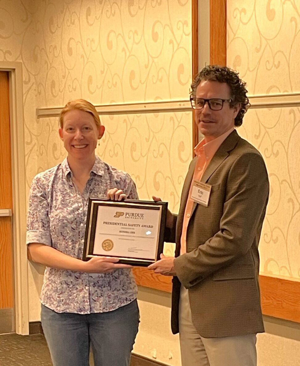 Photo of Prof. Kendra Erk and Eric Butt