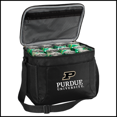12-can cooler in black