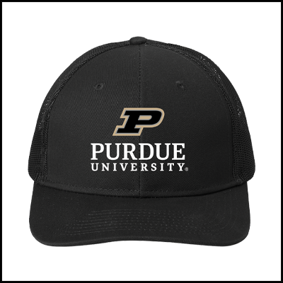 Trucker cap in black