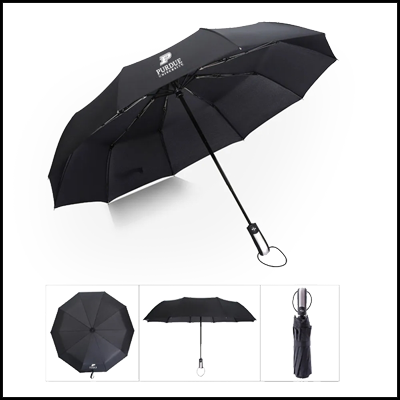 Automatic umbrella in black