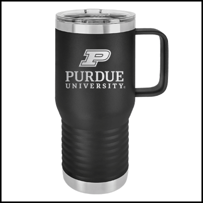 Polar camel black travel mug