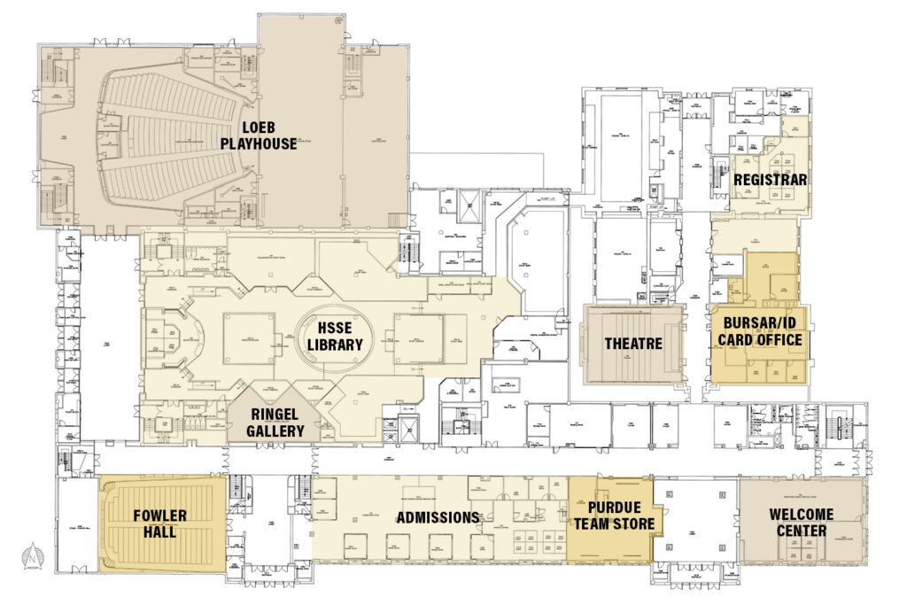 Stewart Center first floor floorplan